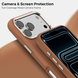 เคสโทรศัพท์มือถือแบบแม่เหล็กด้าน สำหรับ iPhone 17 12 13 14 15 16 Pro Max 17 Air พร้อมช่องใส่บัตร ป้องกันการกระแทก ฝาหลังแบบขายส่ง - Product Image 5
