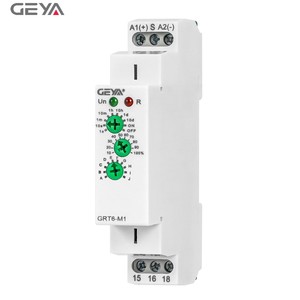 GEYA-Relé de retardo de encendido y apagado, relé de temporizador de CC multifuncional de 24 Din, AC/DC24V ~ 240V, función múltiple, de tiempo - Product Image 3
