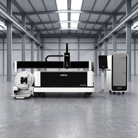 Machine de découpe laser fibre haute performance 4 axes LF3015CNR pour tôles et tubes métalliques, avec servomoteur Yaskawa, Cypcut, Hiwin AI/PLT, 80m/min