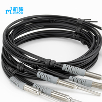 Sonde de capteur à fibre optique diffuse R610, tube en laiton nickelé M6, câble à fibre optique en plastique, longueur 1m