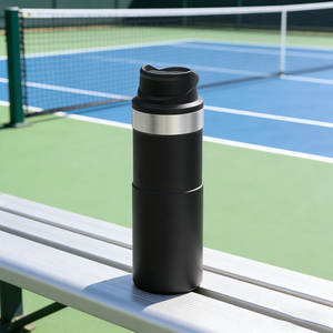 16oz 480ml Classic Trigger-<span class=keywords><strong>Action</strong></span> Tasse de voyage en acier inoxydable Double paroi Thermique Bouteille d'eau Pressing Type Méthode d'écoulement - Product Image 3