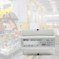 Medidor de Energía Eléctrico GSM, Medidor de Energía Digital Inalámbrico con Enchufe del Reino Unido para Energía Eléctrica