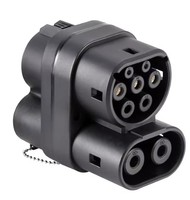 Nouvel adaptateur de voiture électrique DC 250KW 250A 1000V DC CCS1 vers CCS2, prise de convertisseur combinée AC+DC, JET JCTC12