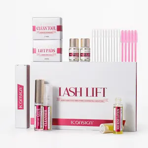 lash lift iconsign eyelash lift kit lash lift keratin nourishing mascara 3-5 minutes fast professional eyelash perm kit