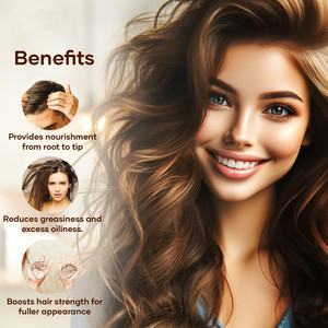 Olio per capelli Amla rosmarino per la crescita dei capelli e il cuoio capelluto secco con menta, ricino, oli di Tea Tree per capelli danneggiati, ricci e crespi - Product Image 3