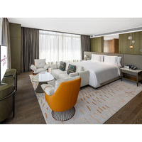 Projet d'hôtel sur mesure luxe moderne MDF meubles de chambre à coucher simples hôtel chambre très grand mobilier de chambre à coucher