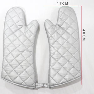 ถุงมือกันความร้อนสำหรับเตาอบ<span class=keywords><strong>ไมโครเวฟ</strong></span>แบบหนาพิเศษ ผลิตจากผ้าฝ้ายคุณภาพสูง เหมาะสำหรับงานอบขนม ปิ้งย่าง และใช้กับเตาอบทั่วไป - Product Image 4