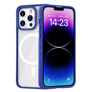 Alta calidad aceptar personalizado desmontable TPU PC 2-en-1 láser magnético simple teléfono caso multicolor protección caso para <span class=keywords><strong>iPhone</strong></span> - Product Image 3
