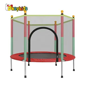 New arrival garden playground kids trampoline with safety net M01A001