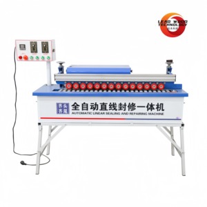 Chính xác tuyến tính tự động PLC điều khiển động cơ cạnh dải máy với <span class=keywords><strong>CNC</strong></span> dán chức năng cho cửa tủ <span class=keywords><strong>MDF</strong></span> sản xuất - Product Image 5