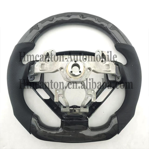 Quality Wholesale Perforated Leather Honeycomb Grip Carbon Steering <b>Wheel</b> Fit for Infiniti G27 G37 Car Steering <b>Wheel</b> - Product Image 5