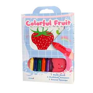 <span class=keywords><strong>Livre</strong></span> <span class=keywords><strong>de</strong></span> bain coloré Esummi en PEVA avec crayons <span class=keywords><strong>de</strong></span> bain pour tout-petits, ensemble <span class=keywords><strong>de</strong></span> bain amusant avec crayons <span class=keywords><strong>de</strong></span> bain lavables en boîte - Product Image 2