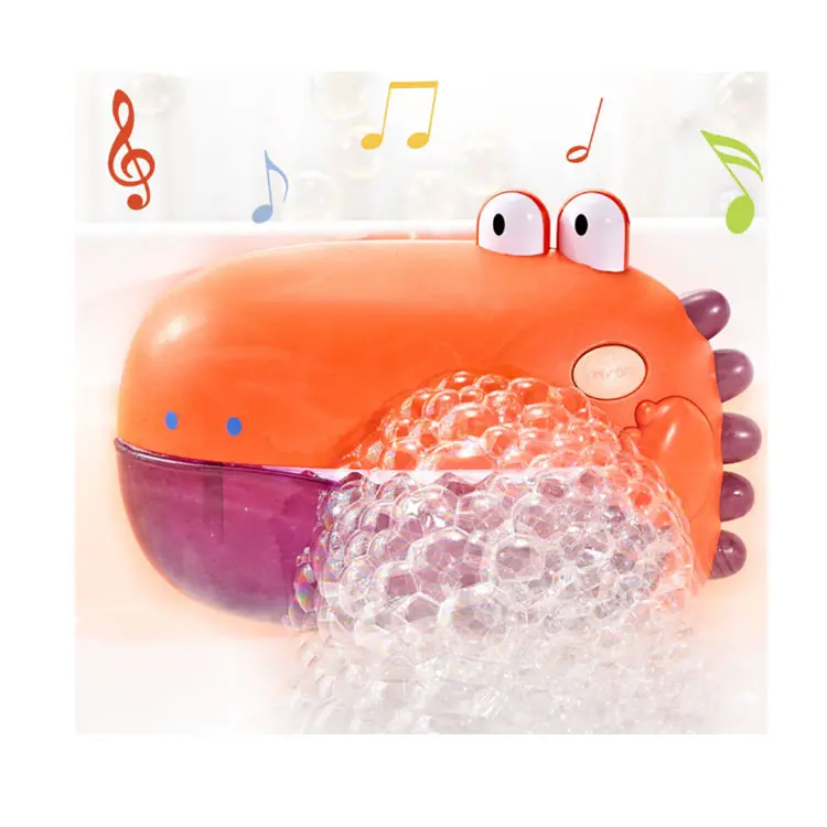 Máquina de burbujas, juguetes de baño para bebés, fabricante automático de burbujas para niños pequeños, modo de silencio musical, bañera divertida, juego de agua, regalo de cumpleaños