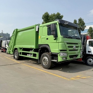 รถบรรทุกอัดขยะ Sinotruk HOWO 15 ลูกบาศก์เมตร 4x2 รถบรรทุกถังอัดขยะ ราคาโรงงาน - Product Image 4