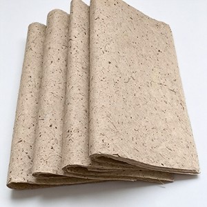 Natural <b>Handmade</b> Mulberry Bark <b>Paper</b> With Rough Textured Surface For Floral Bouquet Wrapping And Luxury Gift Box Packaging - Product Image 4