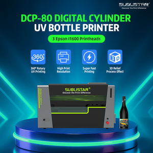 SUBLISTAR Hochgeschwindigkeits-Digitaler-Zylinder-UV-Drucker, Rotations-UV-Drucker, 360-Grad-Rundum-UV-Druckmaschine für Aluminiumdosen - Product Image 2