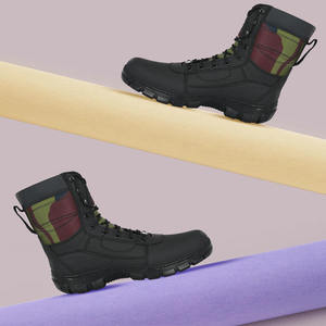 Botas de cuero premium para hombre, elegantes, con cordones, calzado informal con suela resistente, diseño cómodo para oficina y exteriores. - Product Image 6