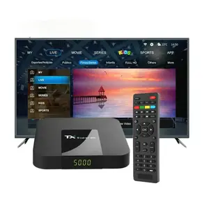 Versione globale 4k streaming Live VOD Media Player tvbox Android digitale Internet set-top box Stock di fabbrica Free Test IP TV Box