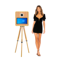Photomaton tactile USB pour fêtes. Stock d'entrepôt UE Photomaton vintage Station de photomaton portable avec impression