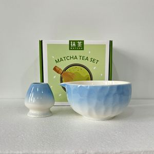 Juego de Té Matcha Japonés de 2 Piezas con Batidor de Bambú y Cuchara para Preparar Matcha Latte para el Desayuno, Herramienta para Preparar Té Matutino, Regalo - Product Image 1