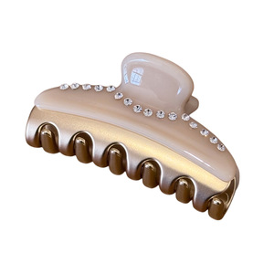 Pince à cheveux Vendôme en acétate vintage français pour femme, avec diamants, polyvalente, pour l'arrière de la tête, idéale comme cadeau - Product Image 5