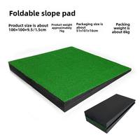 Tapis de golf réglable à pente simulée, aide à l'entraînement du swing de golf, tapis de frappe pour la pratique du golf en intérieur et en extérieur
