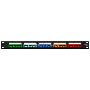 สายแพทช์พาแนล LAN คุณภาพสูง 1U 19 นิ้ว CAT5E ปรับแต่งสีได้ - Product Image 3