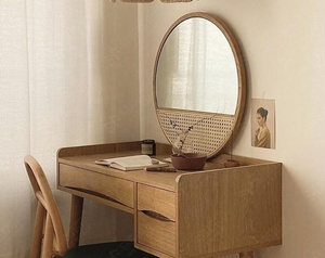 <span class=keywords><strong>Miroir</strong></span> mural <span class=keywords><strong>rond</strong></span> <span class=keywords><strong>en</strong></span> bois contemporain de grande taille SWT 2026, tendance, avec cadre <span class=keywords><strong>en</strong></span> verre, pour la décoration de la maison - Product Image 2