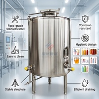 Réservoir de stockage en acier inoxydable avec chauffage électrique, réservoir à liqueur, brassage de bière, fermentation, réservoir de stockage de mélasse, de lait