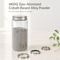 Poudre d'alliage à base de cobalt atomisé au gaz A60Q pour inserts de soupape et guides de soupape, résistante à l'usure et aux hautes températures