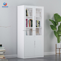 Archivador de Acero con Tapa de Madera, 3 Cajones Laterales, Moderno, con Cerradura, para Oficina, Escuela o Gimnasio