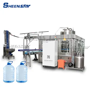 Automatic 3 Liter 1200 bph pure drinking water making packing machine