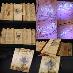 Mapa del Merodeador de Harry Potter, accesorio de película con huellas que aparecen - Product Image 3