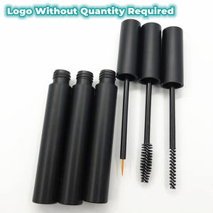 4ml Tube de mascara pour sourcils noir givré pour cils vides Flacons de colle pour cils Crème liquide Tube de mascara vide noir avec brosse/baguette - Product Image 4