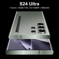 Smartphone 5G S24 Ultra Original 2026 >7 pouces 12 Go+512 Go Android 13 108 MP 5000 mAh 4G LTE CDMA Écran OLED 120 Hz Snapdragon