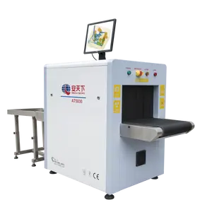 Máy Quét Hành Lý Tia X Chất Lượng Cao Hệ Thống Kiểm Tra Sân Bay Tấm Thép 34 Mm Với Một Nút Tắt Máy Được Chấp Nhận AT5030C - Product Image 1