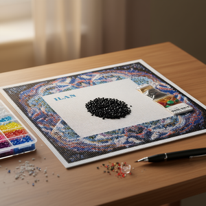 ILAN Diamante 5D Nero 2.7mm 2200pz per Pittura Diamante - Product Image 3