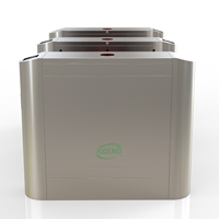 Barrière à battants automatiques avec système de contrôle d'accès RFID et reconnaissance faciale