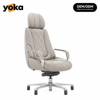 Chaise de Direction en Cuir Directement de l'Usine, Nouvelle Chaise de Bureau Pivotante à Dossier Haut Tendance, Couleur et Matériau Personnalisables, Siège Ergonomique pour Dirigeant