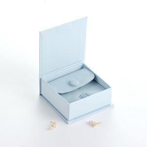 GALMPKG - Caja de Joyería Personalizada de Color Azul Claro, Caja de Cartón para Pulseras y Collares, Caja de Joyería con Cajón, Caja de Empaque para Joyería - Product Image 5