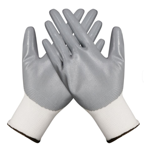 Găng tay lao động phủ nitrile nylon <span class=keywords><strong>13G</strong></span> bán buôn, size XL, chất lượng cao, bảo hộ, lót nylon, đạt tiêu chuẩn EN388, dùng trong công nghiệp - Product Image 1