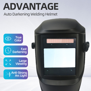 Gafas de soldar de gran tamaño con 4 sensores de arco DIN5-DIN13, oscurecimiento automático solar, para soldadura TIG MIG MMA y rectificado, con color real, suministros de soldadura - Product Image 5