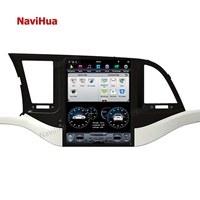 Radio de coche con pantalla táctil y navegación GPS Navihua, estéreo para coche, reproductor de DVD Android para Hyundai Elantra 2015