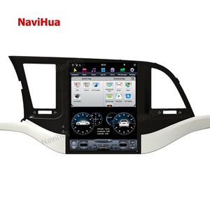 Navihua Auto GPS Navigation Touch Screen Car Radio Stereo AutoRadio Android Car DVD <b>Player</b> for Hyundai Elantra 2015 - Product Image 3