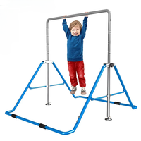 Barres de traction horizontales en acier réglables en hauteur, portables, simples ou doubles, pour l'entraînement de fitness des enfants en intérieur
