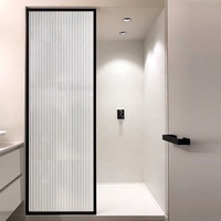 Partner Glass Calidad templada 1830*2440 2000*1600 o 1700 Bronce Gris Claro Karatachi Moru Figura oceánica Patrón de vidrio