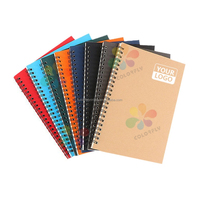 Carnet à spirale personnalisé Colorfly en gros, format A5, couverture en papier avec motifs et logo sur mesure, 32/96 pages pour usage scolaire