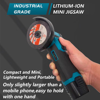 Mini-meuleuse d'angle sans fil, kit portable rechargeable pour le nettoyage des joints, le ponçage et la découpe
