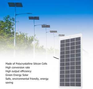 12V ソーラーパネル <span class=keywords><strong>20W</strong></span> 10W 18V モノ＆ポリ 5W ソーラーセル ファン用 BIPV＆PERCタイプ - Product Image 4