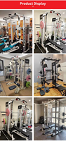 Powerracksmithmachineall-in-Onegym-Station multifonctionnelleavec squat et entraîneur fonctionnel | smith-Machine